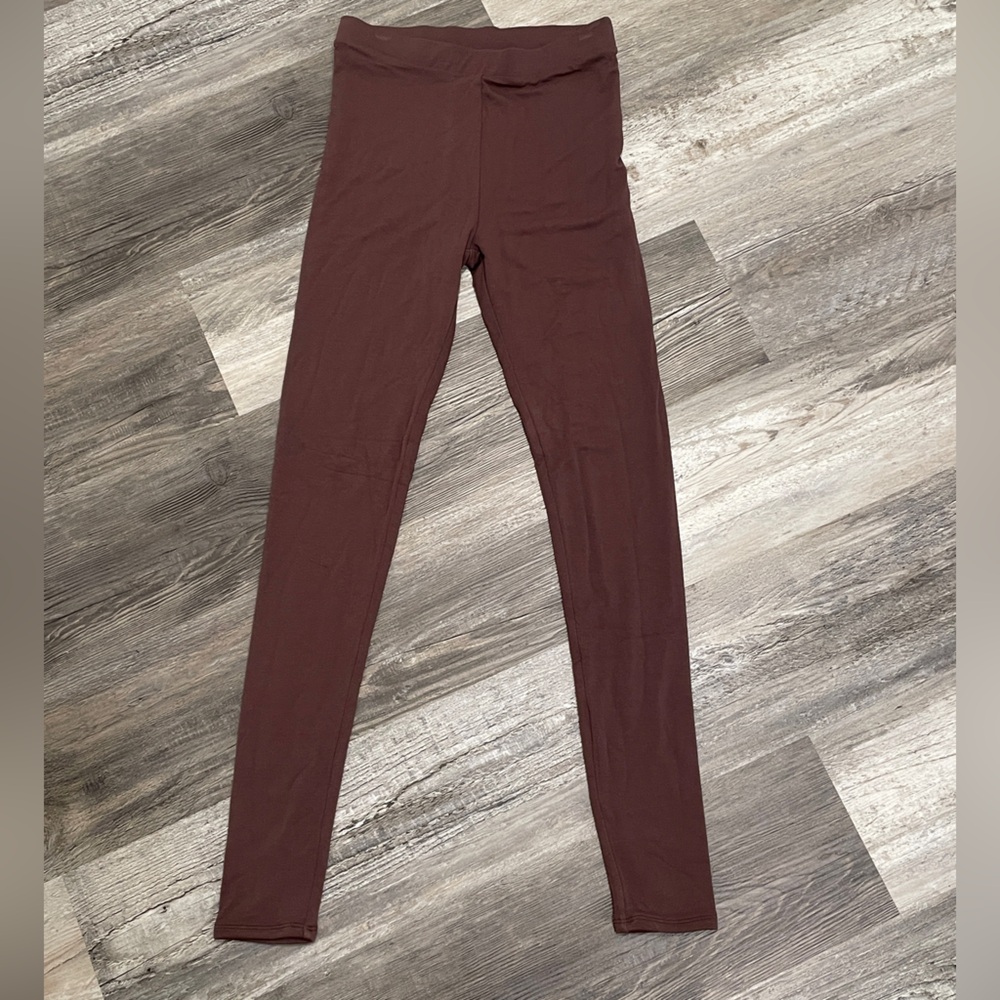Naked Wardrobe High Waisted Leggings Espresso